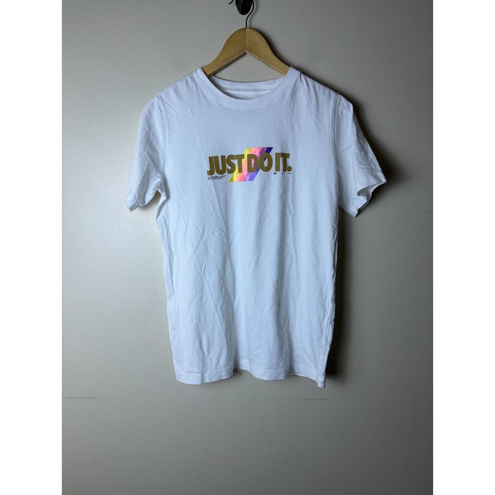 Nike Men's T-Shirt Just Do It Graphic XL White